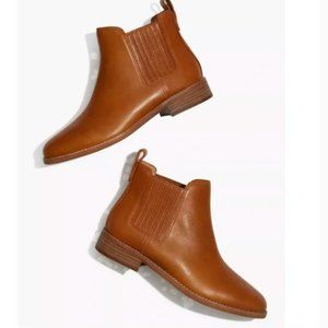 Madewell Ainsely Chelsea Boot Chestnut Brown Size 7